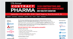 Desktop Screenshot of conference.contractpharma.com