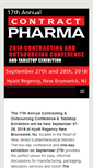 Mobile Screenshot of conference.contractpharma.com